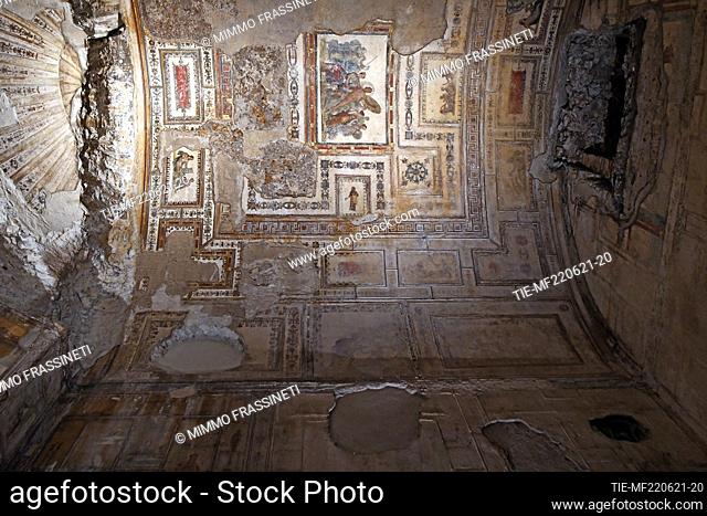 The room of Achilles and Sciro. The Domus Aurea reopens to the public from 23 June 2021 with the Raphael exhibition and the Domus Aurea - The invention of the...