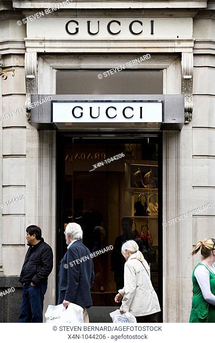 Gucci store on New Bond Street, London