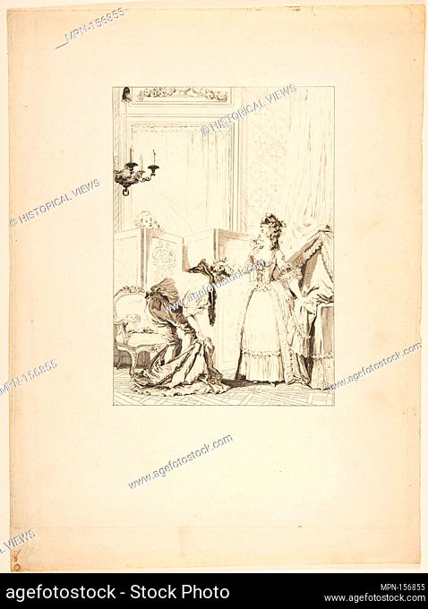 Le Cocu battu et content, from Contes et nouvelles en vers par Jean de La Fontaine. A Paris, de l'imprimerie de P. Didot, l'an III de la République, 1795