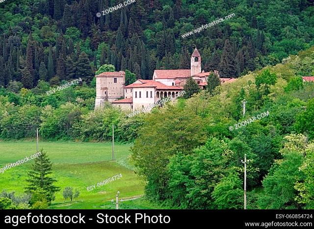 Provaglio Kloster San Pietro in Lamosa - Monastery of San Pietro in Lamosa on the Iseo lake in Italy