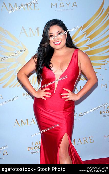 Amare Magazine Heroes of change Awards Gala at The Maya Hotel in Long Beach Featuring: XiXi Yang Where: Los Angeles, California