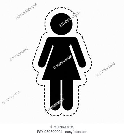 human silhouette isolated icon vector illustration design