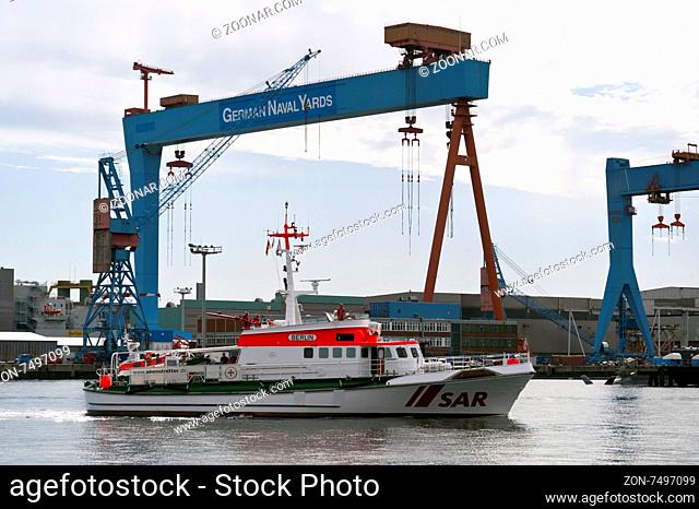 View of the Port of Kiel in Germany, 2015 July 11
