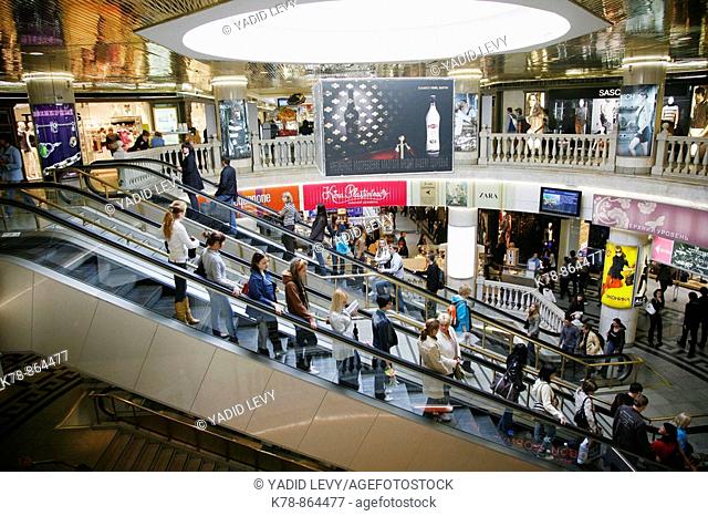 Sep 2008 - Underground Shopping mall at Mange square, Moscow, Russia