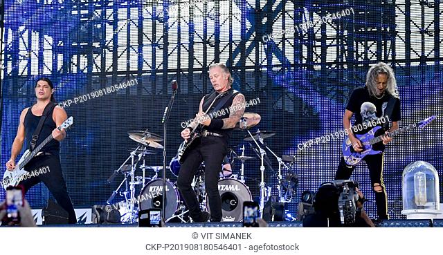 The Metallica heavy metal band opened its Prague concert for some 70, 000 people with the Ecstasy of Gold song by Ennio Morricone from The Good