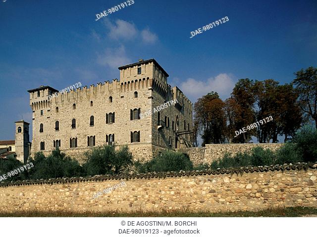 Drugolo Castle or Castell'Averoldi, Lonato del Garda, Lombardy, Italy, 10th-14th century