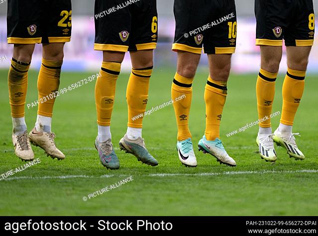 21 October 2023, Saxony, Dresden: Soccer: 3rd league, SG Dynamo Dresden - Preußen Münster, Matchday 12, Rudolf Harbig Stadium