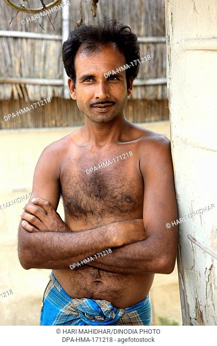 Portrait of assamese man  ; Assam  ; India NOMR