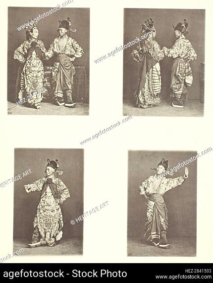 Actors, Ancient Marriage Costume; Actors, Ancient Marriage Costume; Ancient Costumes, c. 1868. Creator: John Thomson
