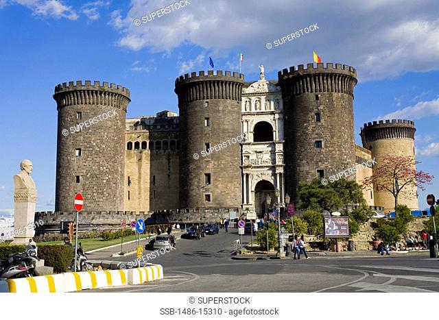Castle Nuovo in Naples, Campania, Italy, Europe