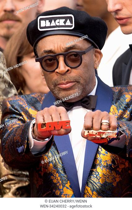 71st annual Cannes Film Festival Featuring: Spike Lee Where: Cannes, France When: 14 May 2018 Credit: Euan Cherry/WENN