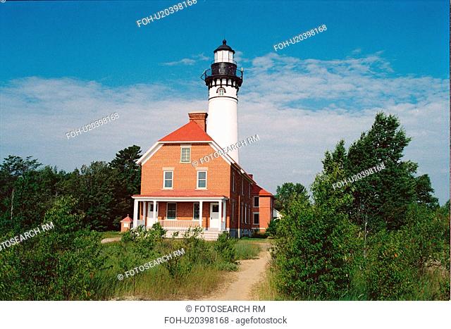 lighthouse located at AuSable, Michigan, United States