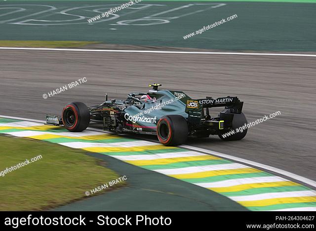 November 12th, 2021, Autodromo Jose Carlos Pace, Interlagos, FORMULA 1 HEINEKEN GRANDE PREMIO DO BRASIL 2021, in the picture Sebastian Vettel (DEU)