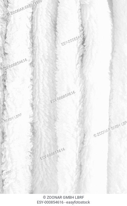 Stack of white towels close-up