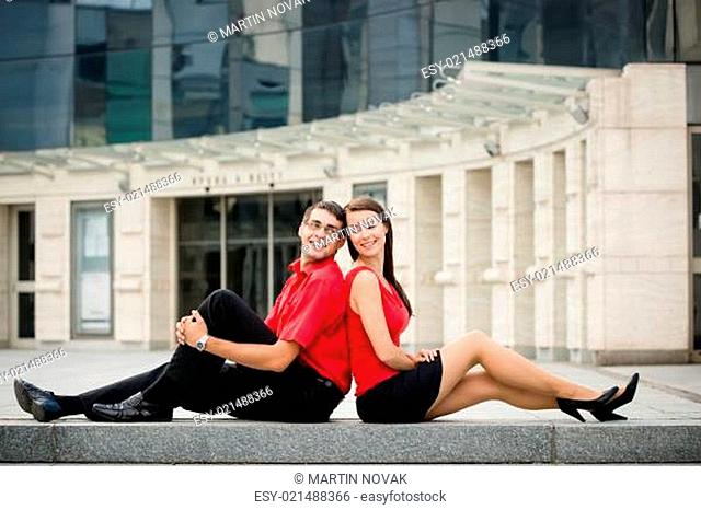 Relax - young couple together