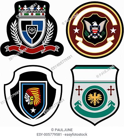 stylish emblem badge