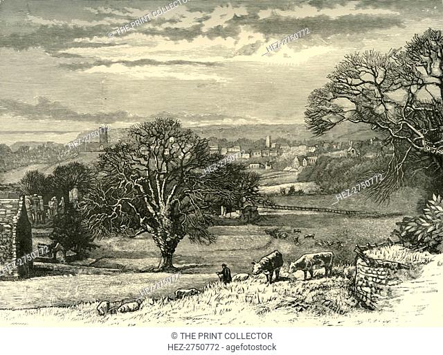 'Richmond, from Easby', 1898. Creator: Unknown