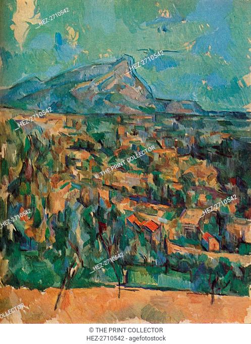 'Mont Ste. Victoire', c1880s, (1946). Creator: Paul Cezanne