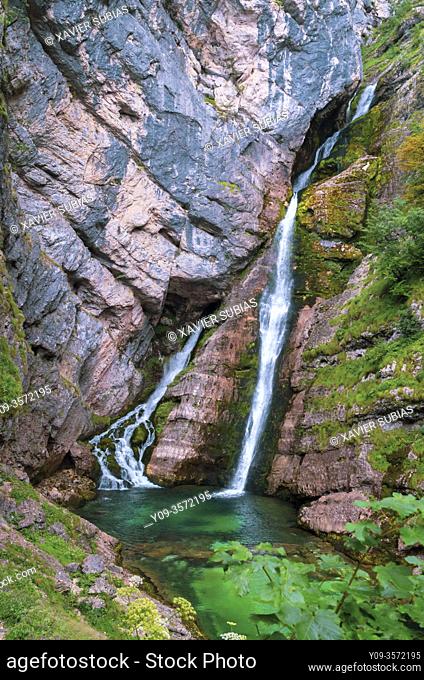 Savica Falls, Sava Bohinjka River, Bohinj, Slovenia