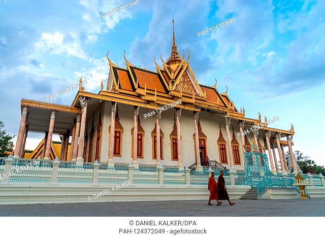 Cambodia: Silver Pagoda of the Royal Palace in Phnom Penh..Photo from May 7th, 2019. | usage worldwide. - Phnom Penh/Phnom Penh/Cambodia