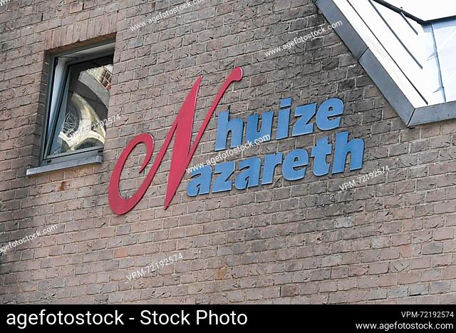 The 'Huize Nazareth' residential care center in Goetsenhoven, Tienen, where an intruder attacked residents is pictured on Friday 18 August 2023