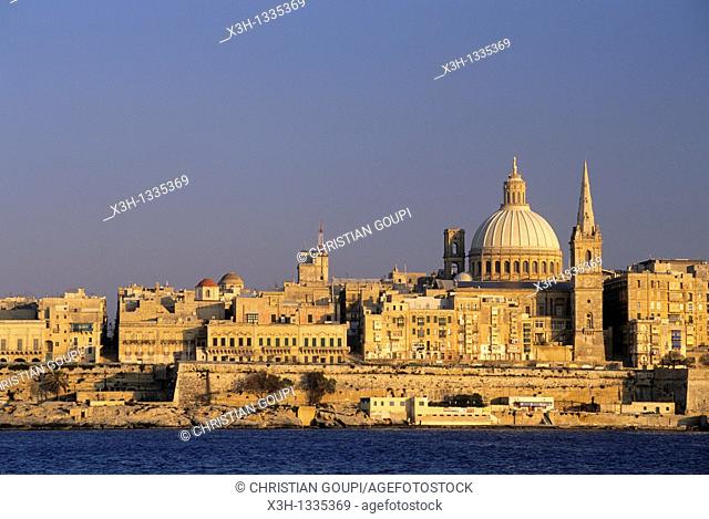 St Paul's Pro-Cathedral and Basilica Our Lady of Mount Carmel, Valletta, Malta, Mediterranean Sea, Europe