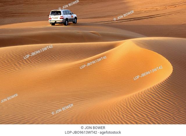 United Arab Emirates, Dubai, Dubai Desert. Dune bashing in the Dubai desert