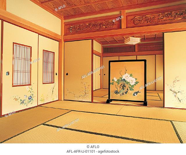 Traditional Style Japanese Room, Stock Photo, Picture And Rights Managed  Image. Pic. AFL-AFR-IJ-01101 | agefotostock