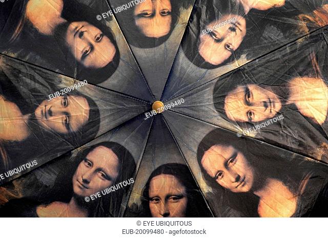 Mona Lisa Umbrella