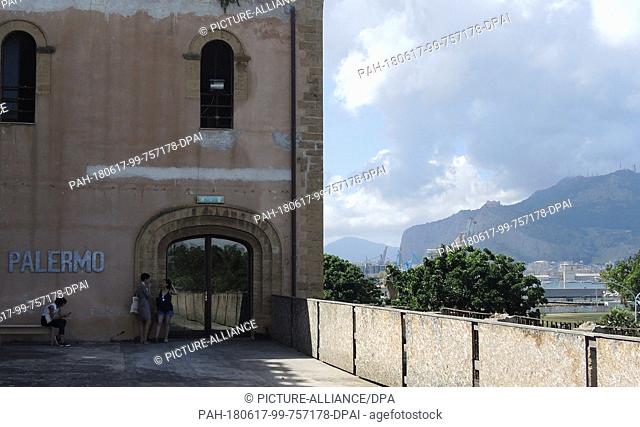 16 June 2018, Palermo, Italy: View of the Palazzo Forcella De Seta in Palermo. The European exhibition of contemporary art is taking place in Palermo this year...