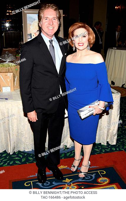 Chris Palmeri and kat Kramer attends the 60th SoCal Journalism Awards Gala Honoring Lester Holt and Dolly Parton at the Millennium Biltmore Hotel in Los Angeles...