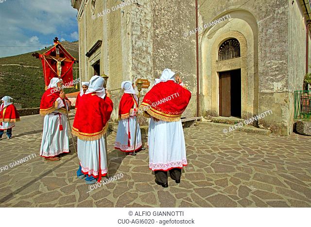 The ritual of the Good friday covens, Cilento, Campania, Italy