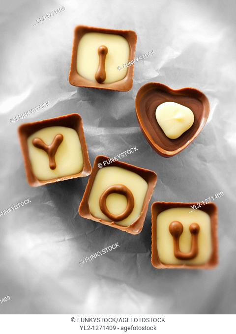 'I Love You' Valentines or Mothers Day Chocolates