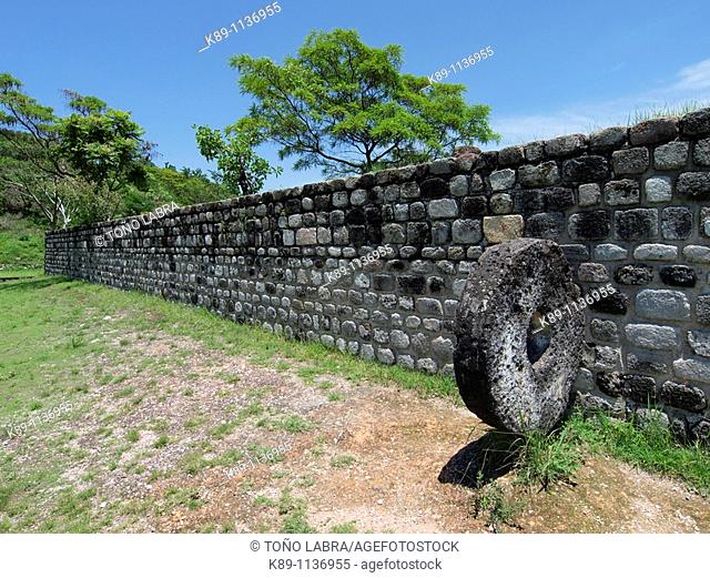 Juego de Pelota. Xochicalco archaelogical site. Mexico