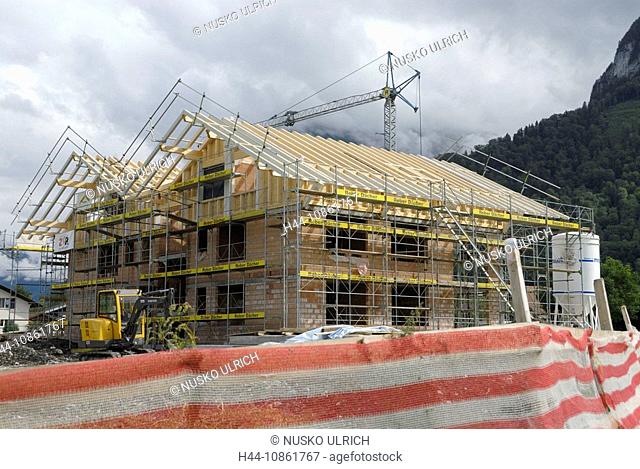 House, Home, building site, new building, build, c