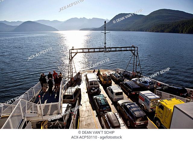 Island Sky Ferry, Summer Morning, Jervis Inlet, Sunshine Coast, B.C., Canada