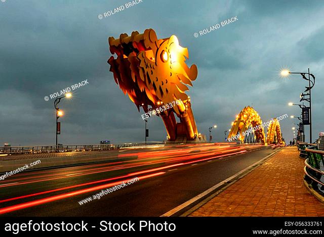 The Dragon Bridge of Da Nang in Vietnam