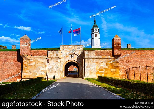Kalemegdan fortress in Belgrade - Serbia - architecture travel background