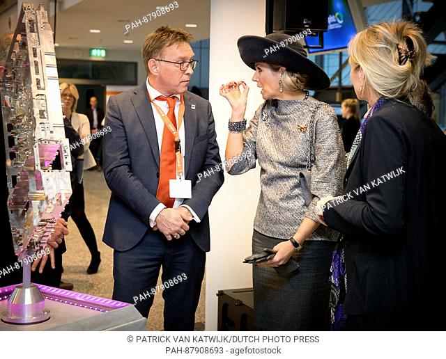 King Willem-Alexander and Queen Maxima of The Netherlands attend the Event High Tech Systems and Materials at he Leibniz Insitut fur Photonosche Technologies...