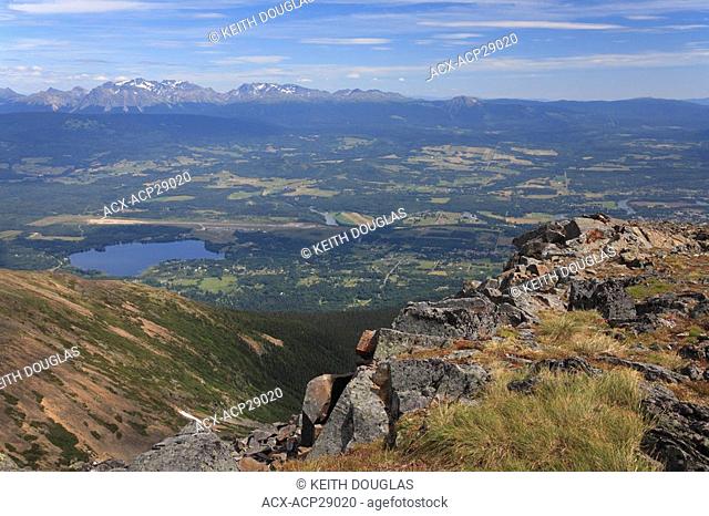 Bulkley Valley view from ridge of Hudson Bay Mountain, Smithers, British Columbia