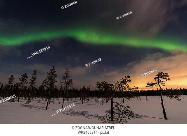 northern lights, Lapland, Sweden
