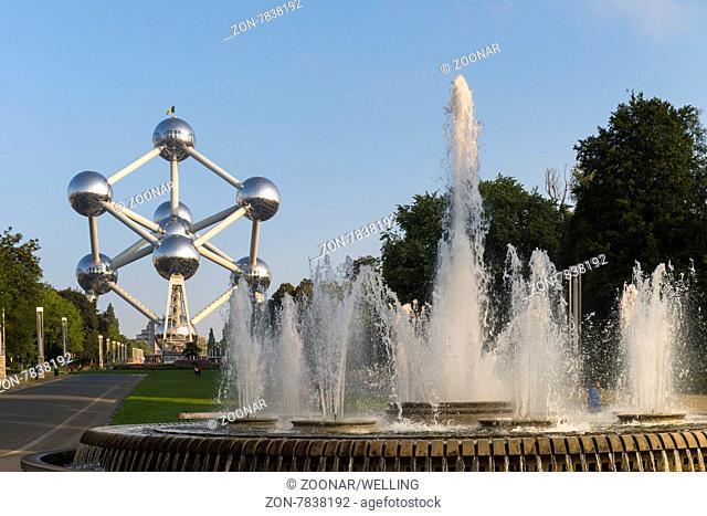 Atomium in Brussels Belgium Europe