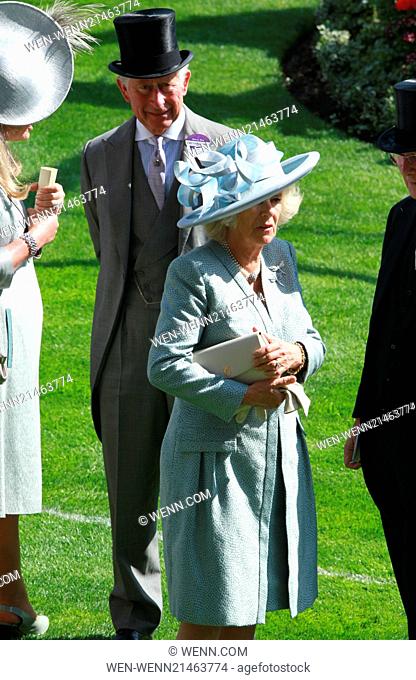 2014 Royal Ascot - Atmosphere and Celebrity Sightings - Day 1 Featuring: Prince Charles, Prince of Wales, Camilla, Duchess of Cornwall Where: Ascot