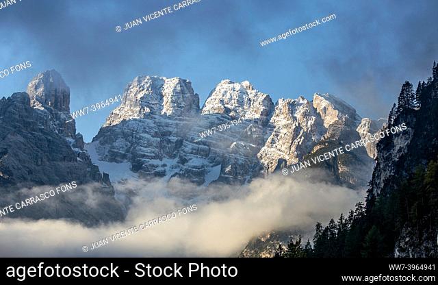 Cristallo mountains, Dolomites, Alps, Italy