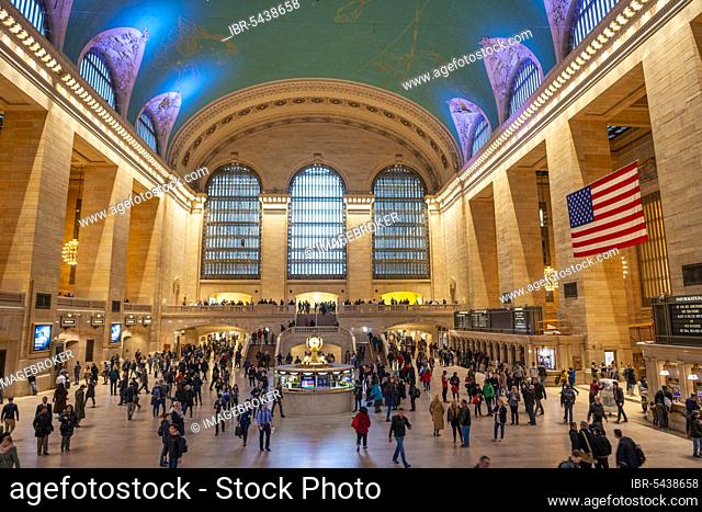 Interior view of Grand Central Station, Grand Central Terminal, Manhattan, New York City, New York State, USA, North America
