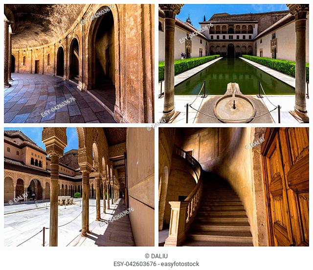 Alhambra Collage, Granada (Andalusia), Spain