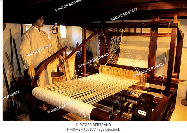 France, Mayenne (53), Ambieres les Vallees, Weavers Museum