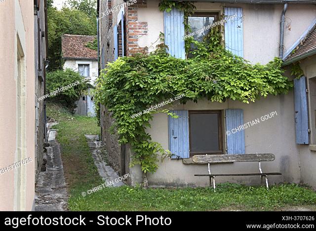 Village of Chavignol, commune of Sancerre, Cher department, Historic province of Berry, Centre-Val de Loire region, France