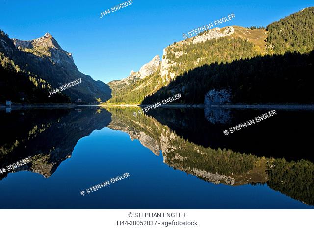 Switzerland, Valais, Wallis, Lac Tannay, See, lake, montagne, Berg, Mountain