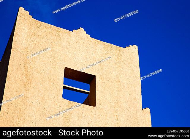 the history symbol in morocco africa minaret religion and blue  sky
